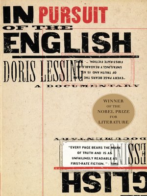 cover image of In Pursuit of the English